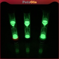 [PETSOLA] 3.4 Inch 1 Minute Glow Sand Timer Hourglass For Kids Children Teeth Brushing