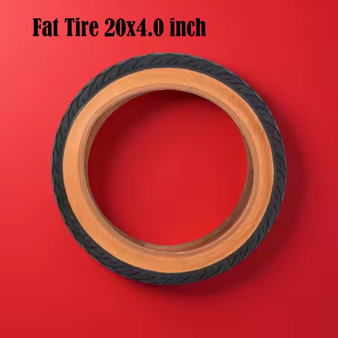 Brown Fat Tire 20x4.0 inch Electric Fat Tire Snow Beach Bike Tire Inner Tube Bike Parts Bike Accesso