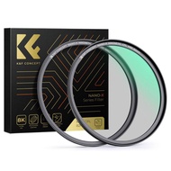 K&F Concept Magnetic Circular Polarizer lens Filter+Magnetic Ring 49/52/55/58/62/67/72/77/82mm for C