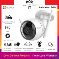 EZVIZ C3W [ WiFi CCTV ] 2M+1080P Outdoor Smart Wi-Fi Camera 2.8mm (Color Night Vision) with 1 Year M