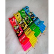 Stok Sedia Pensel Warna Fluorescent 2B Aplus / Aplus 2B Fluorescent Colour Pencil
