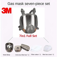 [Ready Stock-KL] 7in1 Full Set 3M 6800 Full Facepiece Respirator