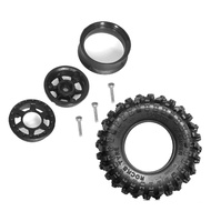 4pcs 51mm 1.0inch Beadlock Wheel Tire Set for 1/18 1/24 RC Crawler Car TRX4M SCX24 AX24 FCX24 Upgrad