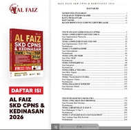 Buku AL FAIZ SKD CPNS dan KEDINASAN 2026 TWK TIU TKP