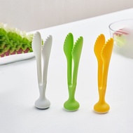 ◆ Vertical Food Tongs Kitchen Salad Tongs High Temperature Food Tongs Bread Steak Tongs Household Ki