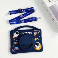 CASE MOTIF HUAWEI MATEPAD 10.4 / R 10.4 / MATEPAD SE 10.4 CASING TALI SELEMPANG COVER KIDS 360 STAND