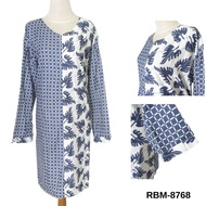 RBM-8768 LONG-SLEEVED BATIK DRESS BIGSIZE JUMBO LD 120CM