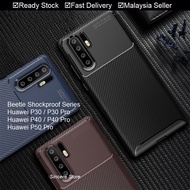 Huawei P50 Pro P40 P40Pro P30 Pro P30Pro Beetle Fiber Shock Proof Resistant Phone Case Casing Cover