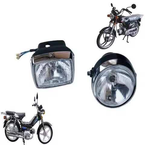 Motorcycle Headlight Lighting headlamps assembly For LF 70 JH48 JH70 70CC Honda JH 70 Custom Cafe Ra