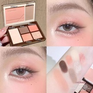 CCSHEER Double Fold Multi-Use Palette Womens Blush Integrated Earth Tone Daily Commuting Eye Shadow