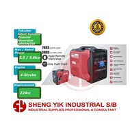 SYI Tokuden SR6500ISE 5.5kw / 5kw Silent Gasoline Inverter Generator Apps Start