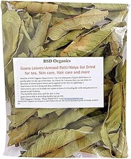 Bsd Organics Guava Leaves/Amrood Patti/Koiya ilai Dried for tea and more - 200 Gram / 7 Ounce