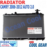 หม้อน้ำ แคมรี่ ACV40 ปี 2006 - 2012 เครื่อง 2.0   2.4 เกียร์ ออโต้  RD0007 โตโยต้า Toyota Camry Radiator (AT)  AUTO  COOL GEAR denso 422176-1100  รถยนต์ 2006 2007 2008 2009 2010 2011 Ocean Cool  อะไหล่