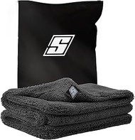 Stocked Twisted Loop Towel – Premium Twisted Loop Microfiber Towel for Deep Car Detailing 24 x 36 13