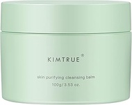 Kimtrue Makeup Cleansing Balm,Skin Purifying Makeup Remover Balm for oily skin gently cleanses the facial skin,cleansing outside and bright inside 100g/3.53oz