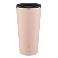 Zojirushi Mahobin (ZOJIRUSHI) Zojirushi Stainless Steel Tumbler with Lid, Rotating Open/Close Lid, Heat/Cold Insulation, Office Work, Home Time, 450ml Smoky Pink SX-FA45-PZ 【Direct from Japan】