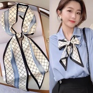 2025 Silk Scarf Long Decorative Shirt Matching All-Match Scarf Hair Band Streamer Scarf bgt97