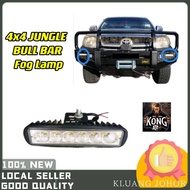 UNIVERSAL JUNGLE BULL BAR FOG LAMP DAYLIGHT LED WHITE LAMP BUMPER LAMPU BAR DEPAN FRONT FOG LAMP BUL