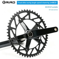 RIRO 144BCD Racing Chainring 48/49/51T Lightweight Fixed Gear Track Bike 1/8" Single Speed Chainring