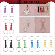 [SONONIA] 2 Pack  Detachable  s Keychain,  Rings Convenient Handy Outdoor  Holder, Multipurpose