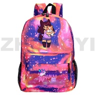 【Hot】 Harajuku Anime Aphmau Backpack Men As A Cat Back Pack Travel School Bags For Teenage Girls Boo