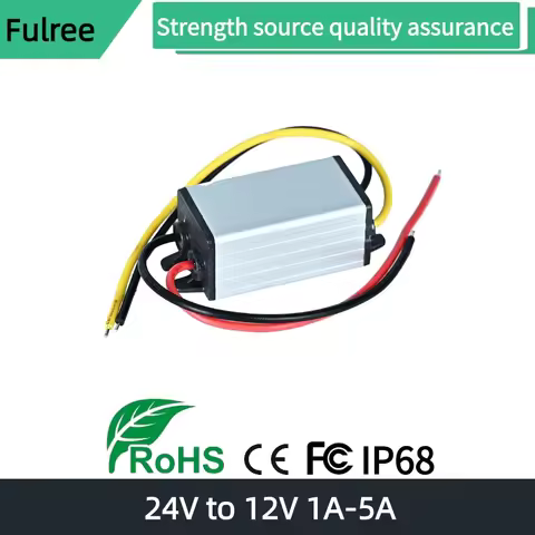 24V to 12V 5A 60W Converter Step Down 24V 12V 2A 24W Waterproof Module DC DC 1A-5A Buck Model Conver