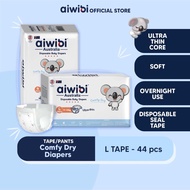 Aiwibi Comfy Dry Diapers Tape L44