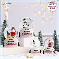 Christmas decorative crystal ball, Christmas decorative snow globe, glowing mini snow globe