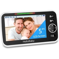 HelloBaby HB6550 2025 Monitor Sahaja - Monitor Gantian HB6550, Kamera 6550, Paparan 5", Unit Ibu Bap