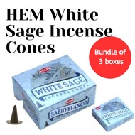 HEM White sage Incense Cones, Purify Negative Energy