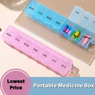 5PCS 7 Days Daily Pill Box Medicine Pill Box Outdoor Travel Medicine Tablet PORTABLE MEDICINE PILL C