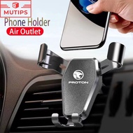 Proton Car Air Vent Handphone Stand Auto Scaling GPS Phone Holder Grip For vvt Persona X70 Waja Iriz Exora Wira X50 Saga Ertiga Accessories