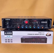 เครื่องขยายเสียงคาราโอเกะ Bluetooth USB MP3 SDCARD เก็บเงินปลายทางได้