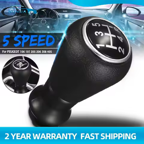 Car 5 Speed Gear Shift Knob For Citroen C1 C2 C3 For Peugeot 106 107 205 206 CC SW 207 CC SW 306 307