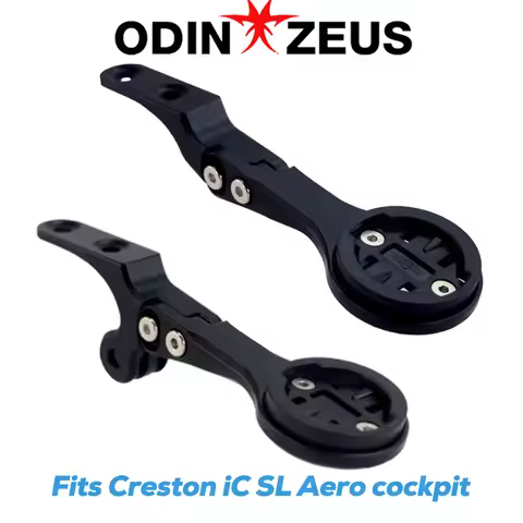 ODINZEUS Front Computer Stand Gopro Mount Speedometer GPS/Garmin/Bryton/Wahoo Inserts Fits Creston I