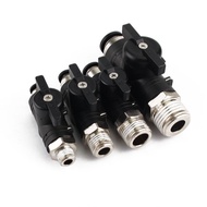 Threaded Hand Valve BC 8-02 8-04 10-02 Straight-through Ball Valve Switch Manual Valve Pneumatic Man