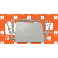 ONT ZTE F670 Premium Dual Band2.4G and 5G Antenna 6 FO Port biru