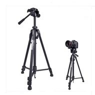 PERALATAN Weifeng PORTABLE LIGHTWEIGHT TRIPOD STAND MAX HEIGHT 1.58M TU64 YOUTUBE Content Equipment 