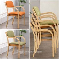 [免運費 FreeDelivery] 實木高技術曲切椅 老人扶手椅|Curved Cut Art Solid Wood Elderly Armchair [#櫈#實木椅#實木椅子#凳#枱#櫈長櫈#長凳