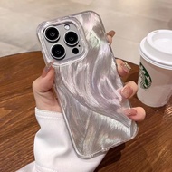Casing iPhone 11/12/13/14/15 Pro Max Cute Silicone Laser Case For iPhone 11 12 13 14 12pm 13PM 14PM 