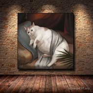 Retro Cute Crying Cat Canvas Paintings Posters and Prints Modern  Wall Art Pictures for Living Room 