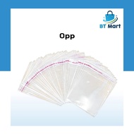 BT Mart Plastik Tudung Multipurpose Transparent OPP Plastic Bags 100pcs Durable Clear Packaging Leak