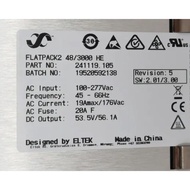 NewtEltek 48V 3000W Flatpack2 48/3000 HE G2 DC Power Supply 241119.105 Wireless Infrastructure Equip