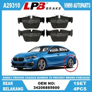 [REAR BRAKE PAD SET] BMW F40 F44 F39 MINI Countryman R60 F54 LPB Semi Metallic