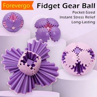 【Forever】 3D Printed Gear Ball Cube Fidget Toy Spin Stress Relief Desk Toy Anxiety Relax Activity Fo
