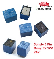 5VDC 12VDC 24VDC SPDT PCB Signal Relay SONGLE - 5 Pin