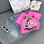 Girls' clothes - Super cute POPEYE girls' shorts for 1-8 years old