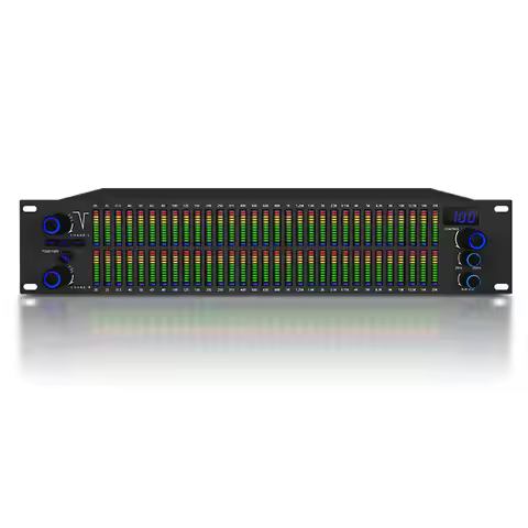 E312 Stereo Dual Graphics Spectrum Display Digital Equalizer Karaoke Audio Equalizer New Product