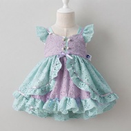 Girls' Birthday Party Mermaid Dress Princess Ariel Costume Dress