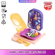 SIAU STORE KANO LUNCH FIT LUNCH BOX SET 3 PCS / RICE BASKET / LUNCH BOX